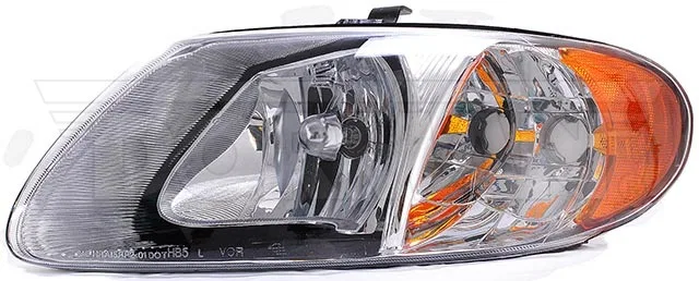 1590312 – DORMAN Headlight Assembly, OE Replacement Halogen Bulb Clear Bulb Clear Lens Single
